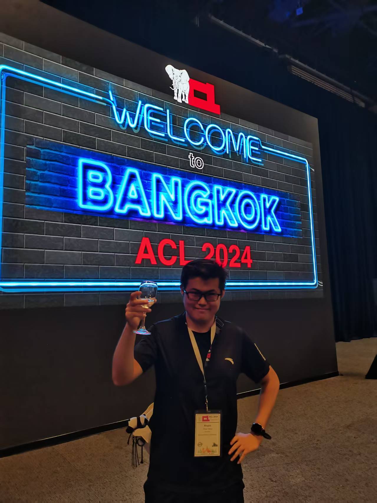 Xinglin Wang at ACL 2024 in Bangkok